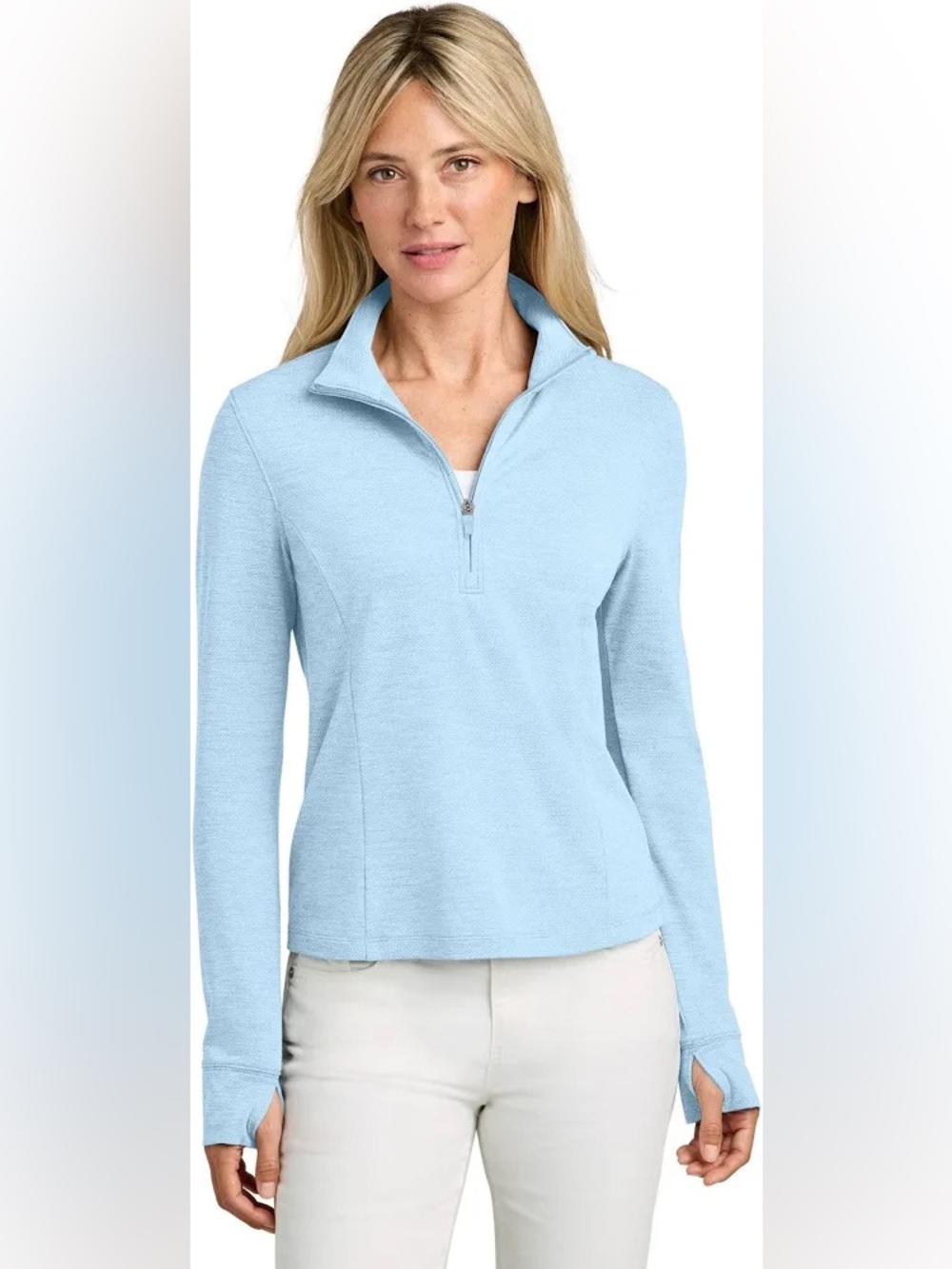 Travis Mathew | Onward 1/2 Zip Pullover | Airy Blue | Size Women’s XL | NWT
